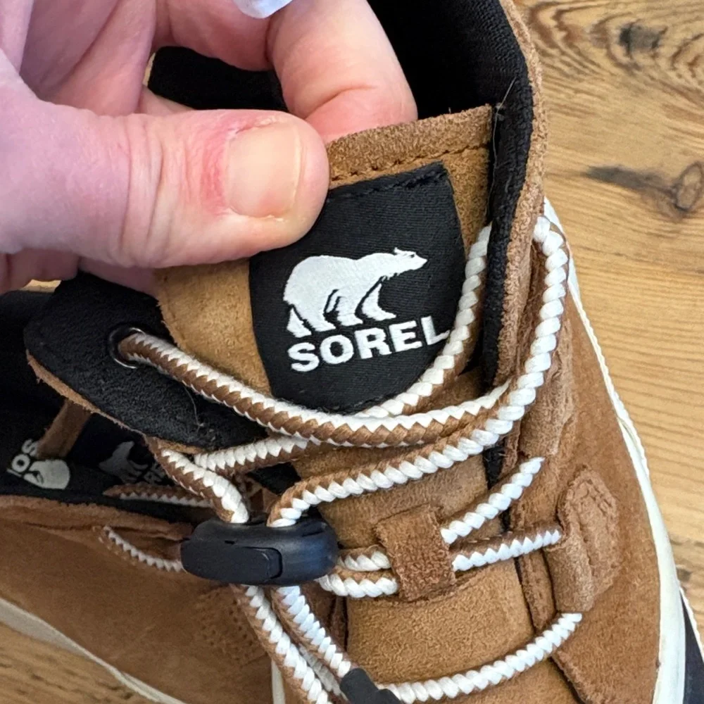 Sorel Brown and Black Waterproof Winter Rain Boots